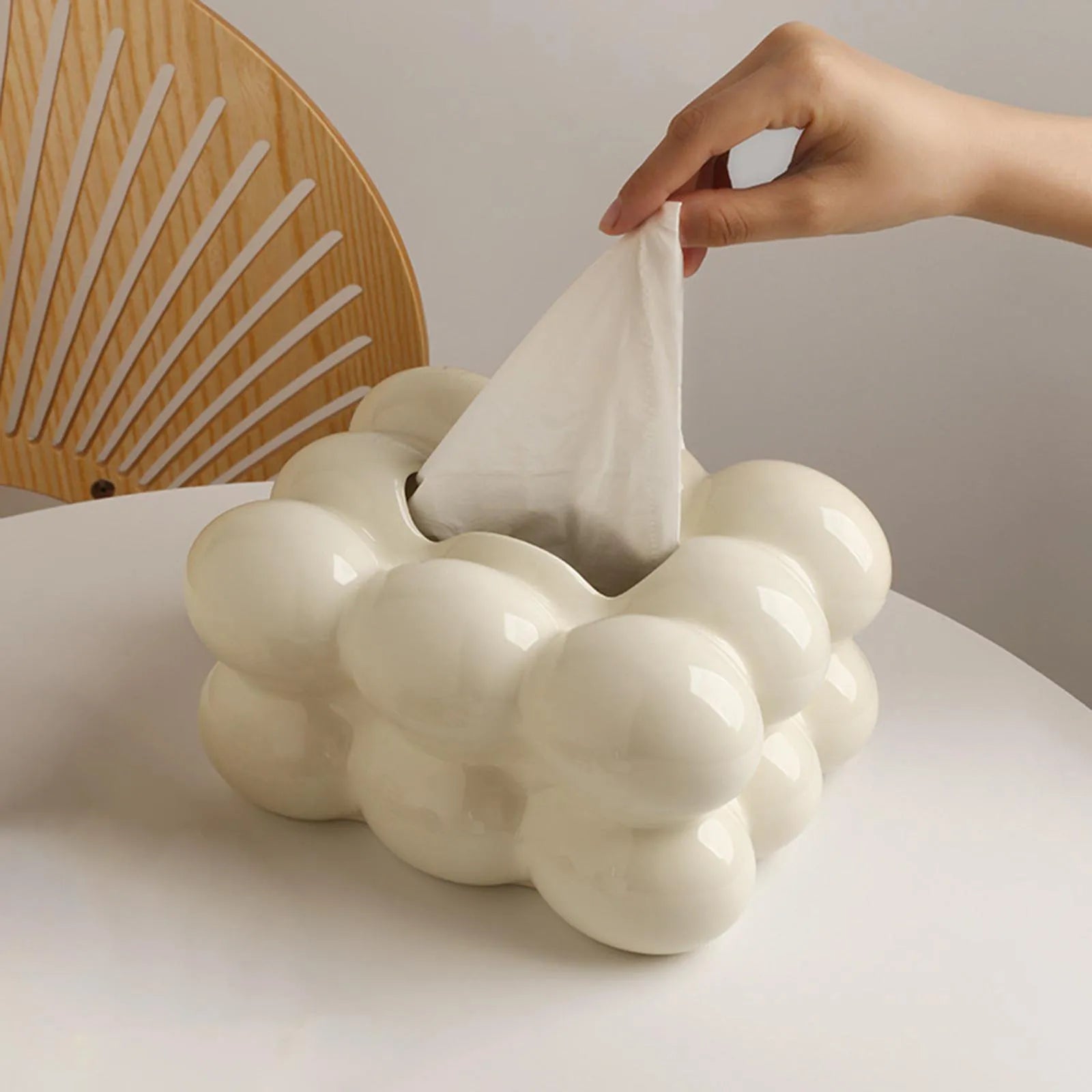 Boite à mouchoirs en céramique