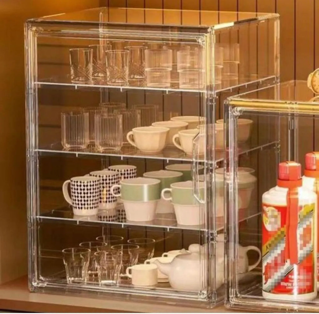 Boite de rangement en plexiglass