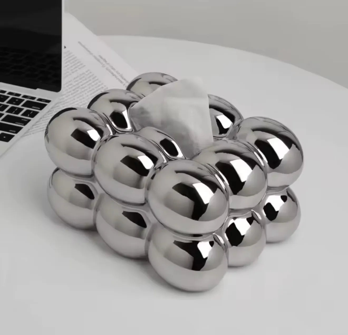 Boite à mouchoirs en céramique