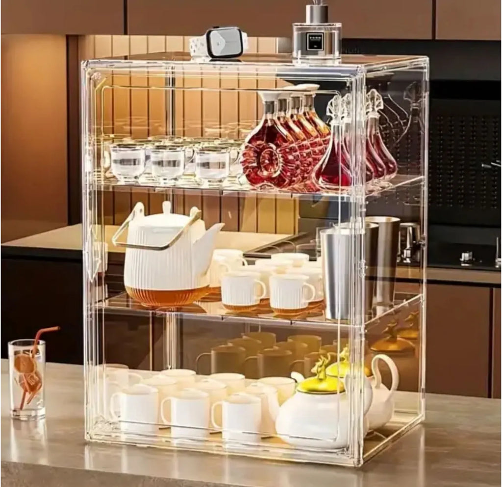 Boite de rangement en plexiglass