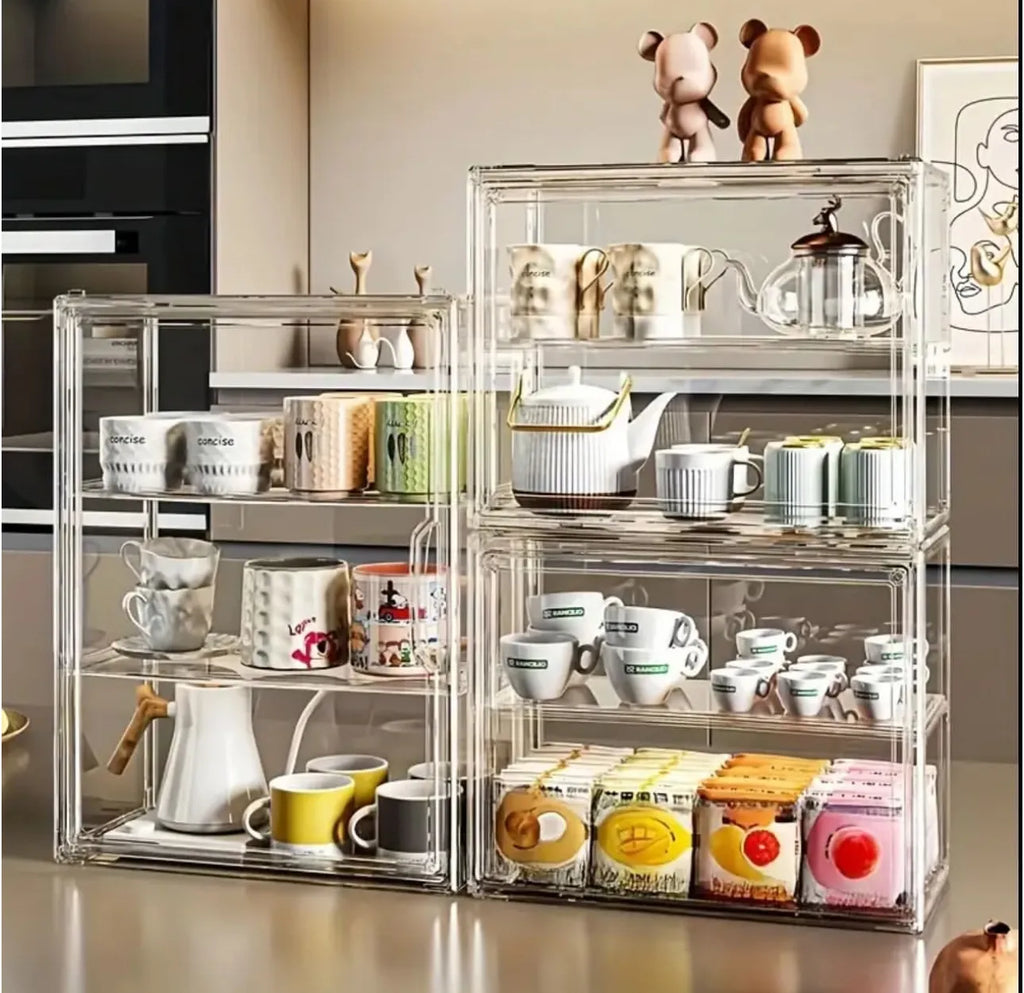 Boite de rangement en plexiglass