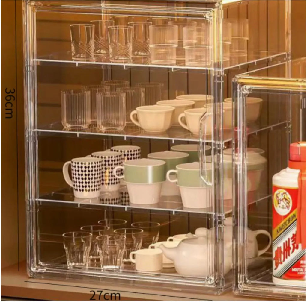 Boite de rangement en plexiglass