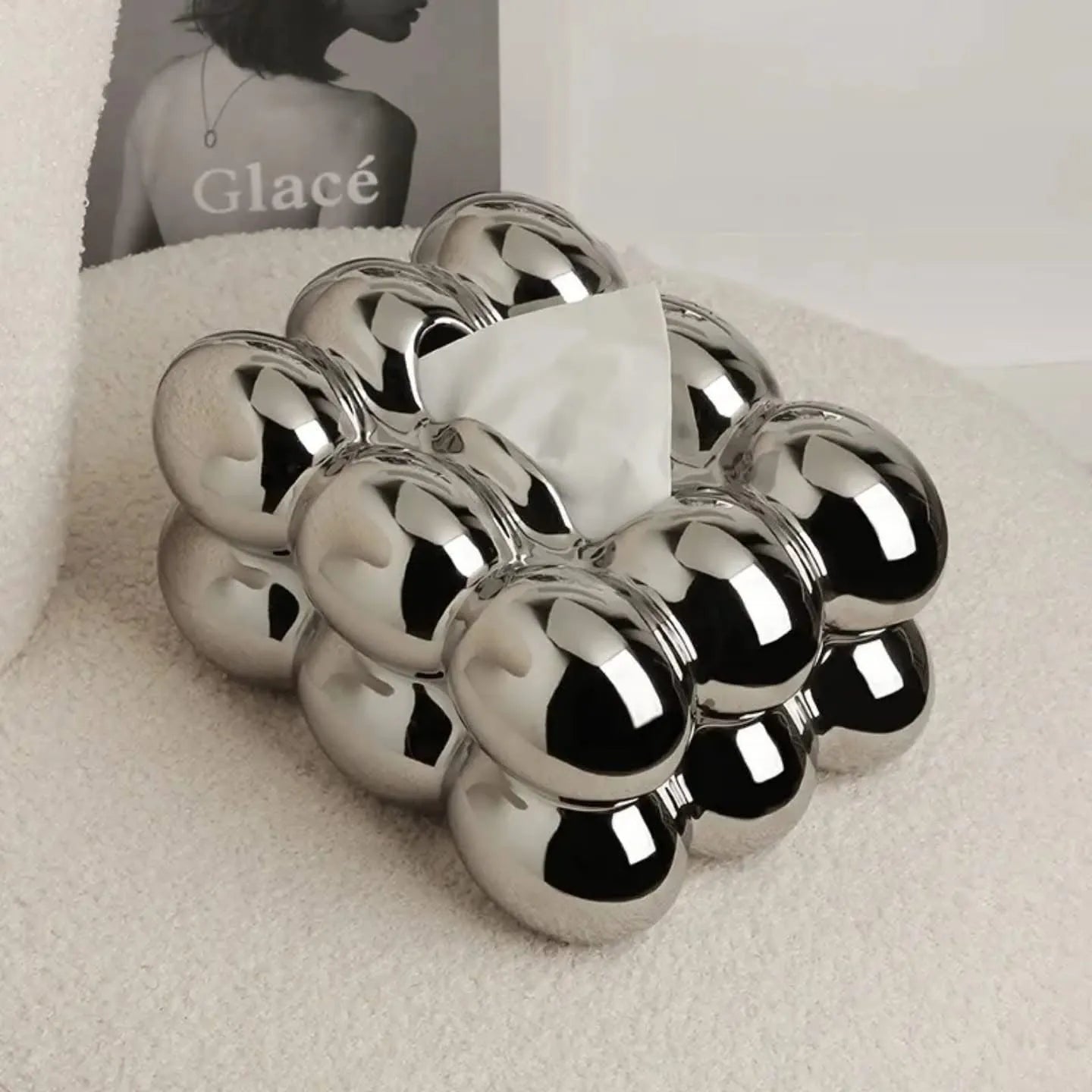 Boite à mouchoirs en céramique