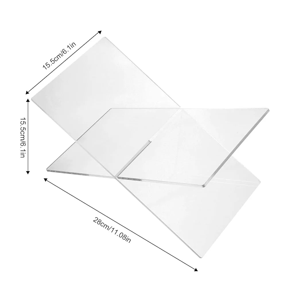 Support livre en plexiglass