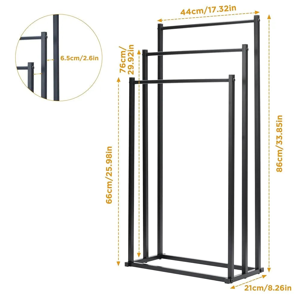 Porte-serviettes en métal