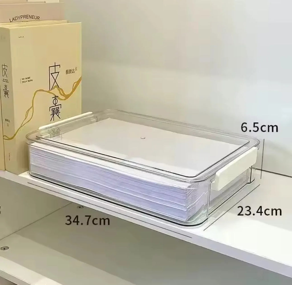 Boite de rangement en plexiglass L