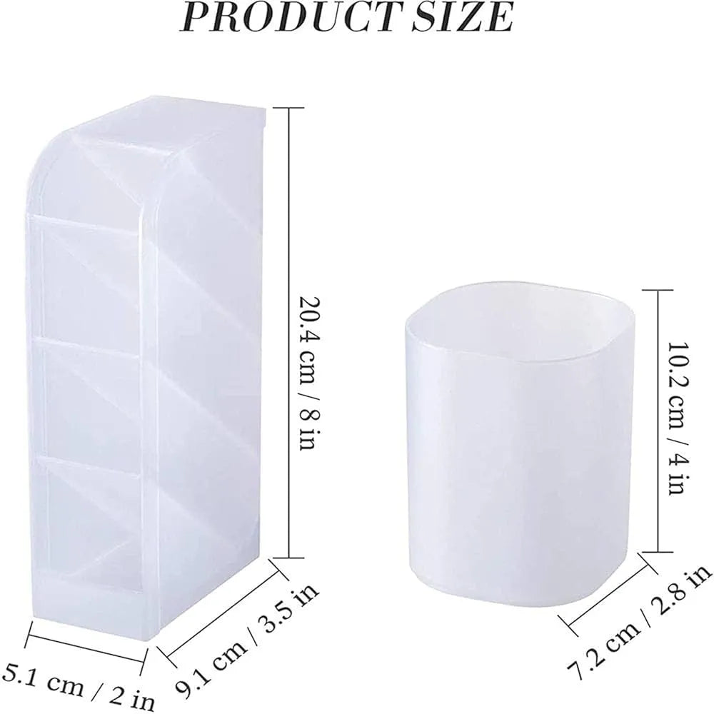 Lot de 3 pots de rangement