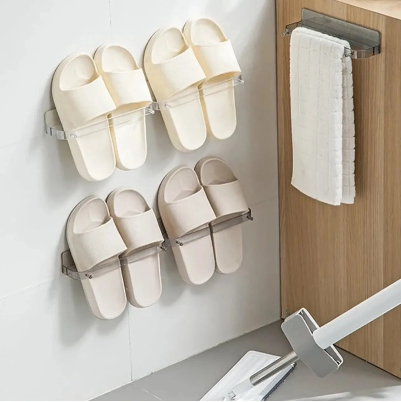 Support pantoufles en plexiglass