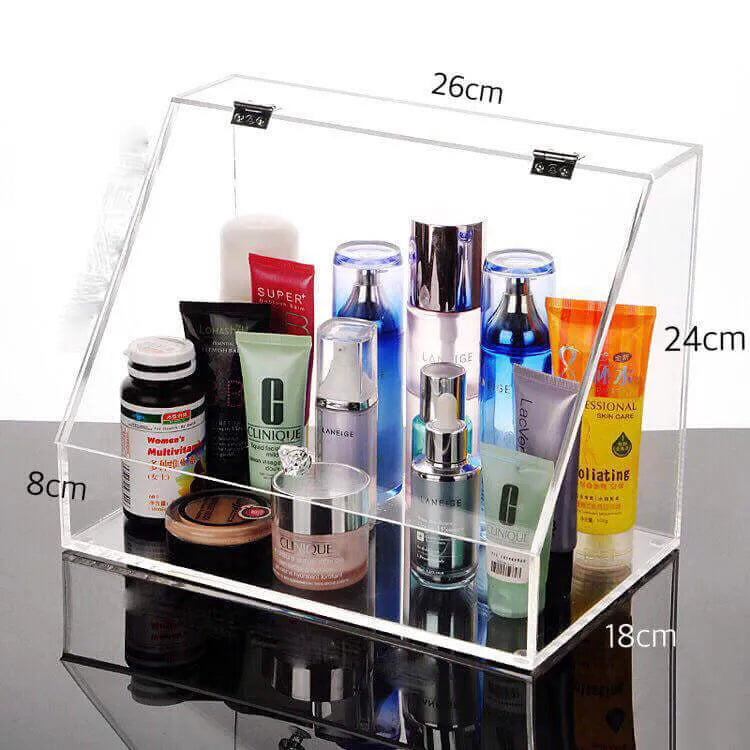 Boite de rangement en plexiglass