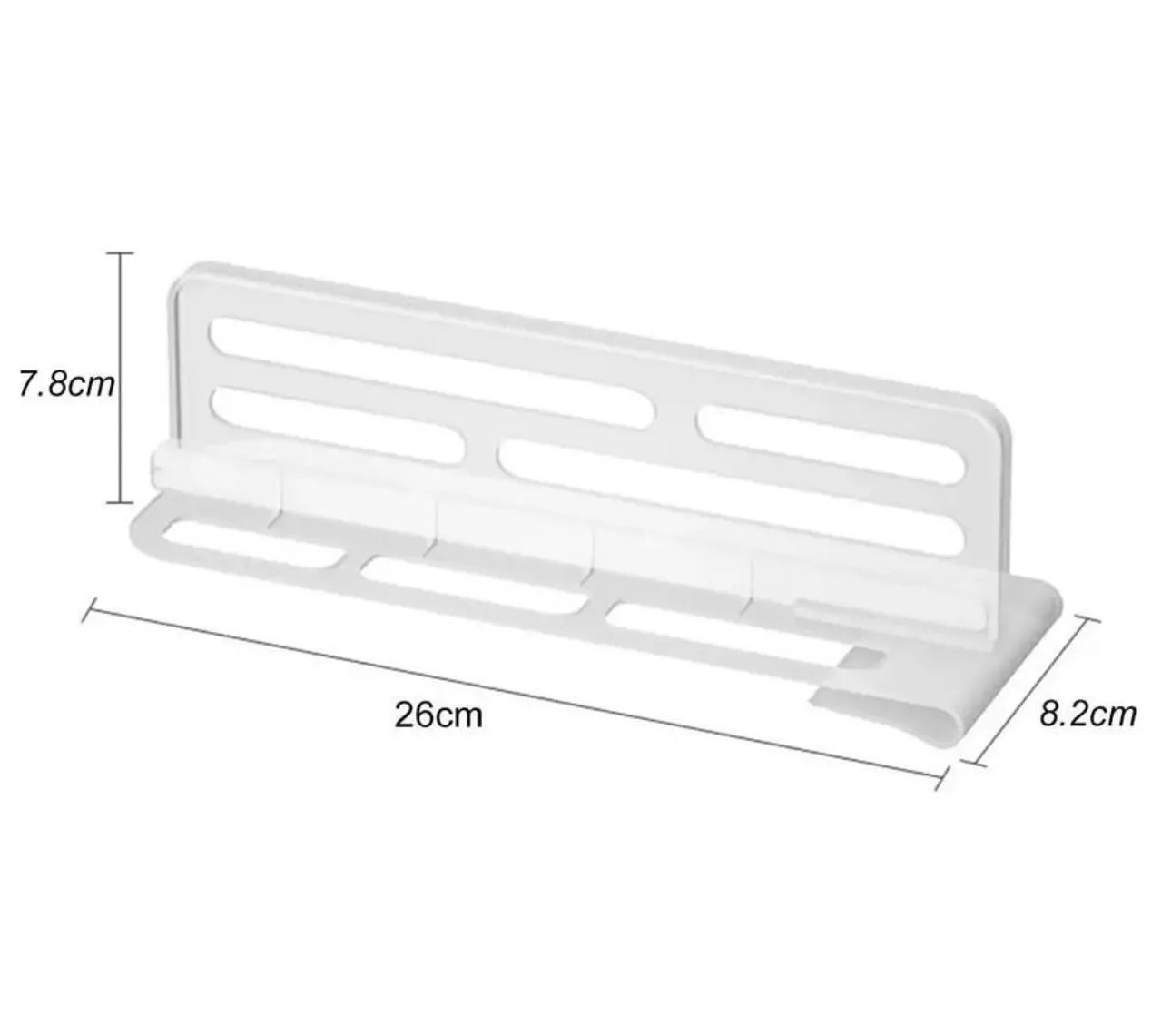 Lot de 2 diviseurs d'étagères