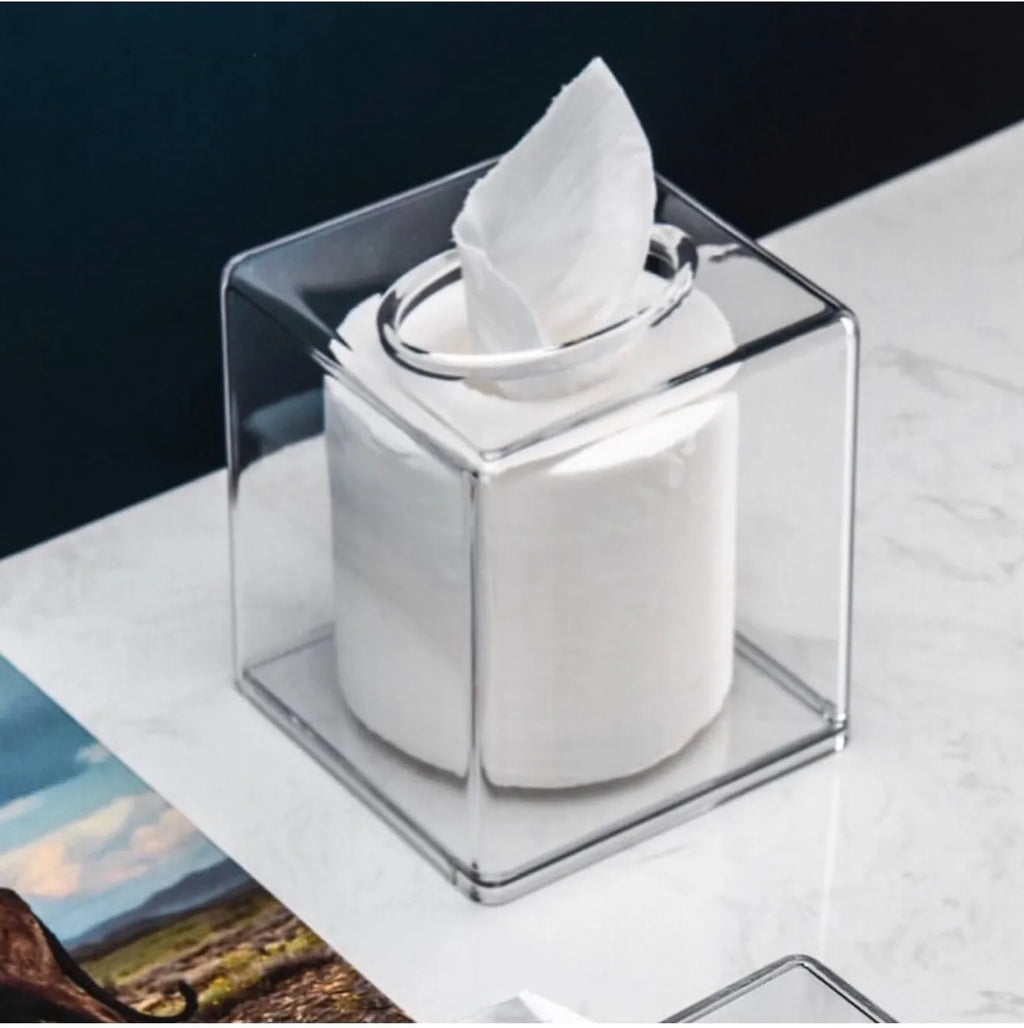 Boîte à mouchoirs en plexiglass
