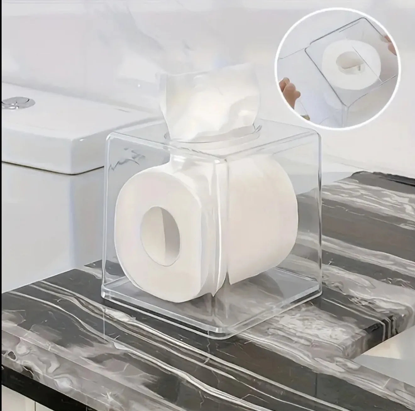 Boîte à mouchoirs en plexiglass