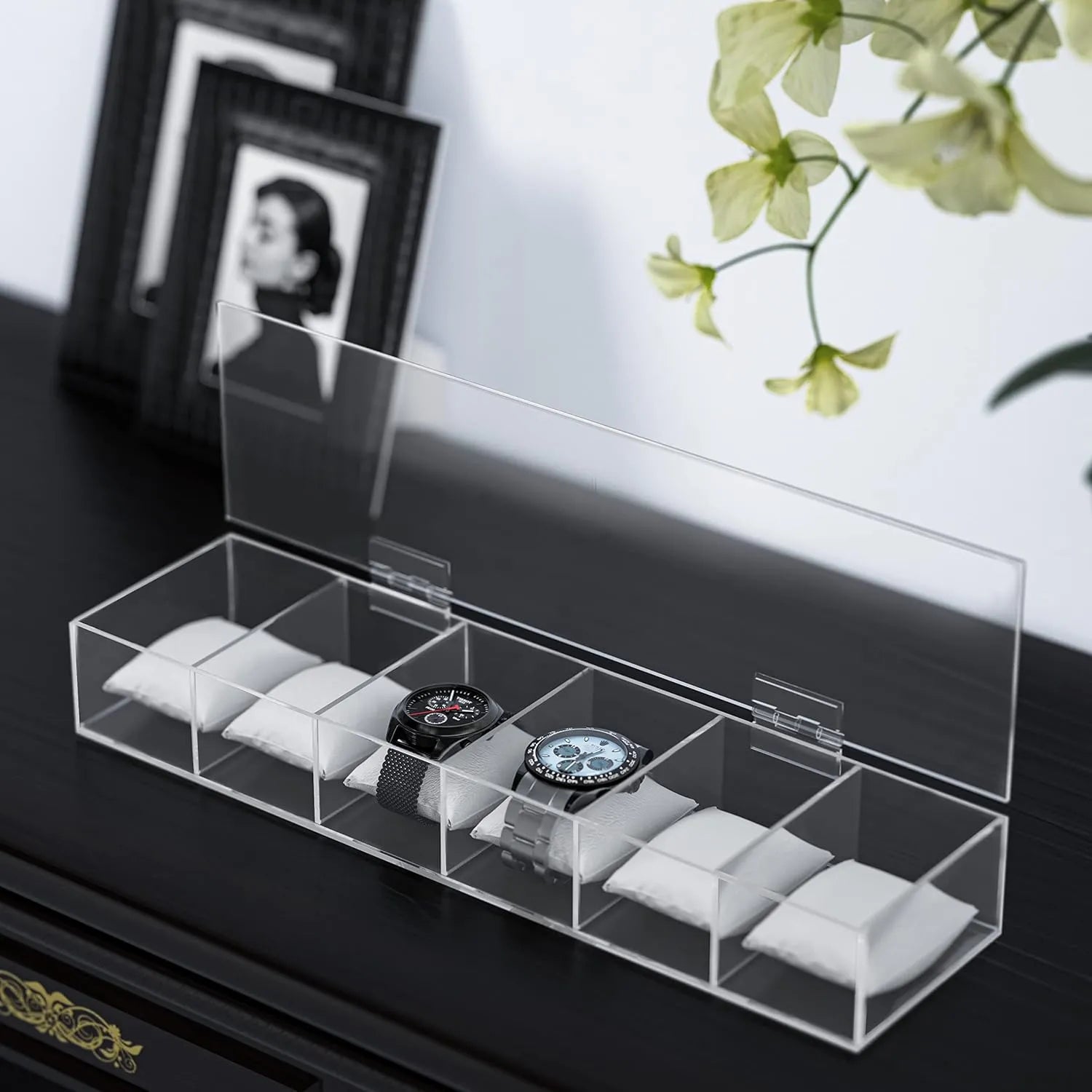 Boite à montres en plexiglass