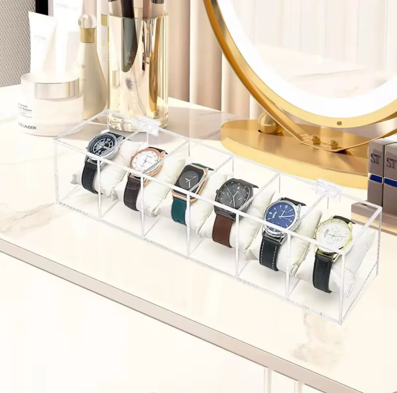Boite à montres en plexiglass