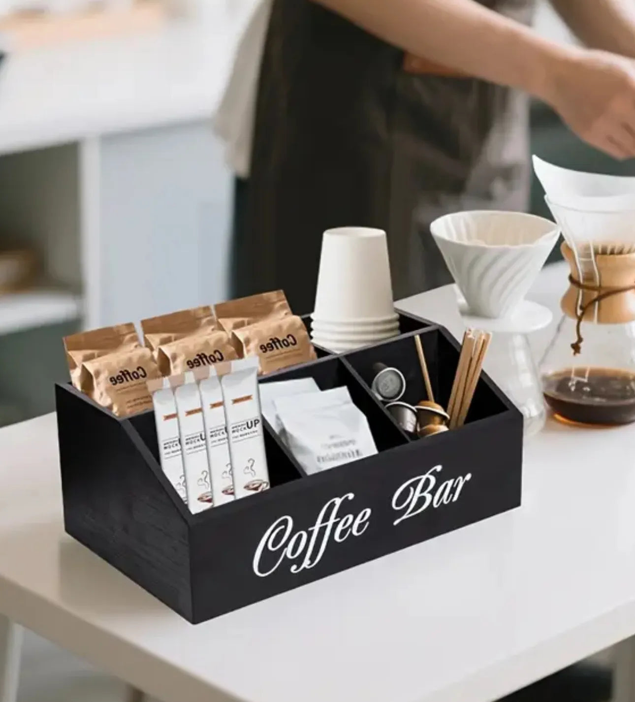 Support de rangement en bois