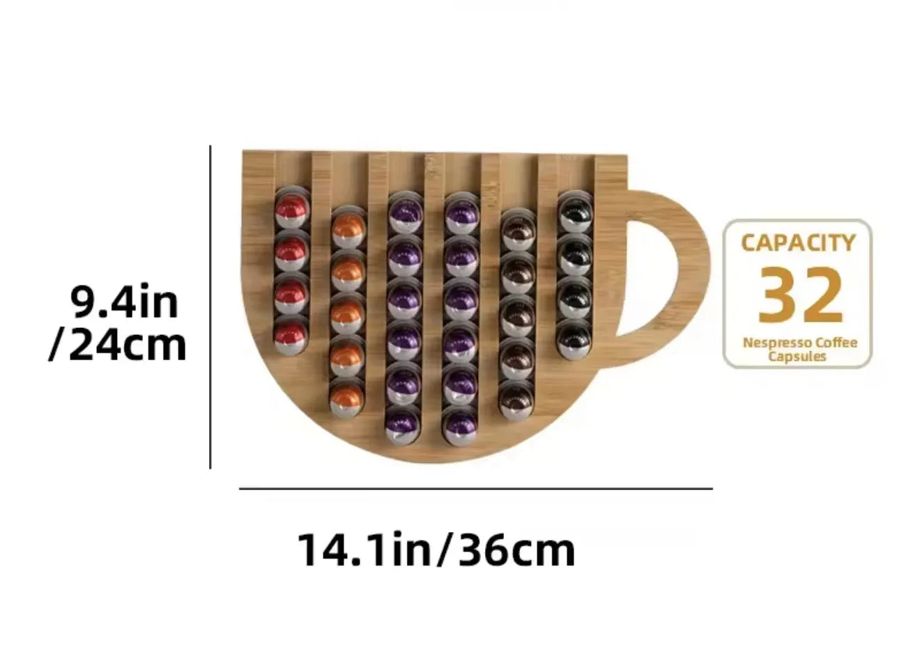 Porte-capsules mural
