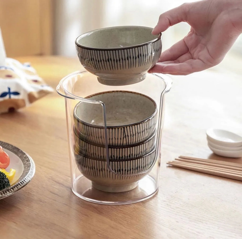 Organisateur bols en plexiglass