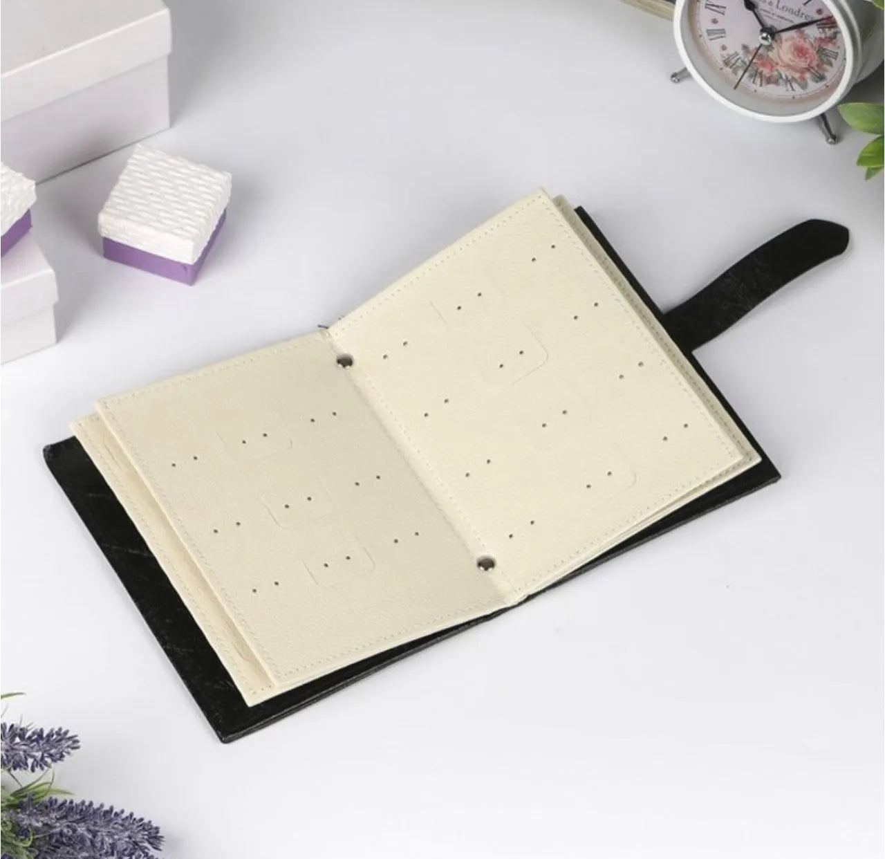 Livre de rangement de bijoux