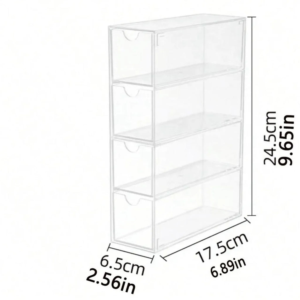 Tiroir organisateur en plexiglass