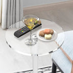 Table d'appoint en plexiglass