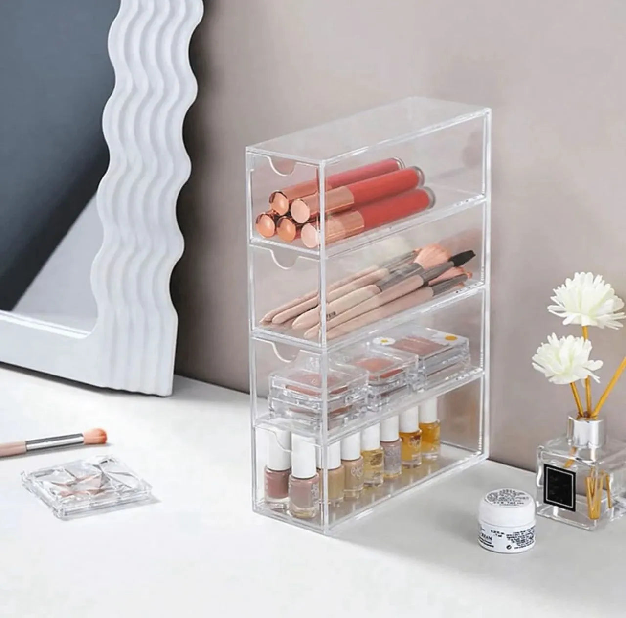 Tiroir organisateur en plexiglass